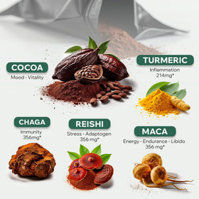 Wild Foods Chocolat Chaud aux Champignons - préparation