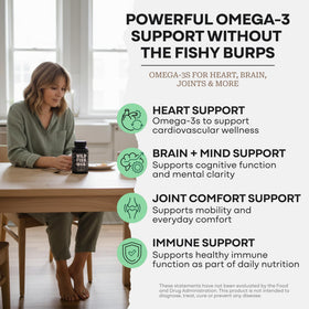 Wild Foods Compléments Omega 3 dans leur emballage