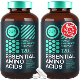 WILD FUEL Complément Alimentaire Amino Acides Essentiels 240 Capsules Végétales vue de face