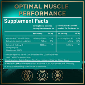 WILD FUEL Complément HMB capsules ouvertes avec contenu