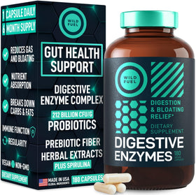 WILD FUEL Compléments Alimentaires Enzymes daily 180 Capsules vue de face