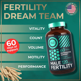 WILD FUEL Compléments Alimentaires Fertilité Masculine 120 Caps, flacon ouvert