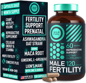 WILD FUEL Compléments Alimentaires Fertilité Masculine 120 Caps, vue de face