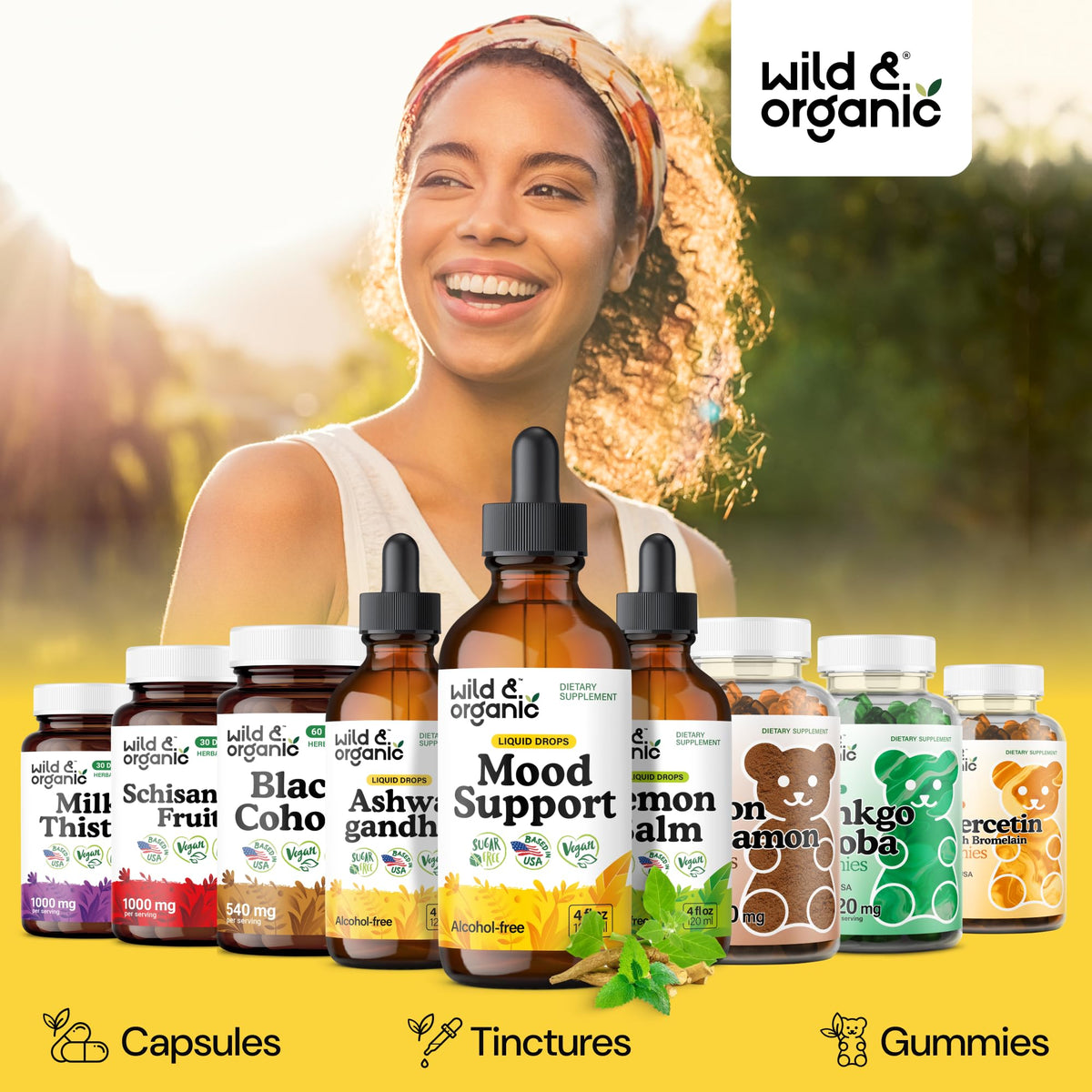 Wild & Organic Complément Alimentaire avec fruits et herbes