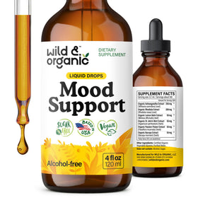 Wild & Organic Complément Alimentaire Soutien de l'Humeur 4 oz vue avant