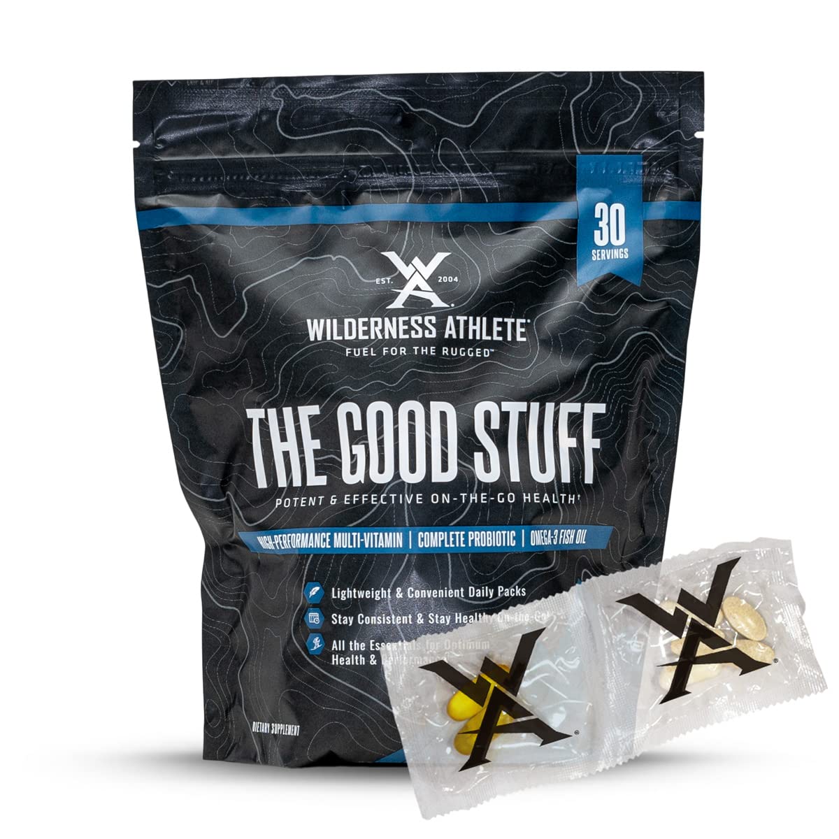 Wilderness Athlete Pack de Vitamines Quotidien vue de face