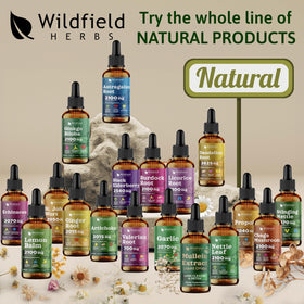 WILDFIELD HERBS extrait de racine d'Astragale avec ingrédients naturels