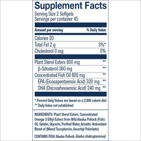 Wiley's Finest Complément Alimentaire Cholestérol capsules avec étiquette