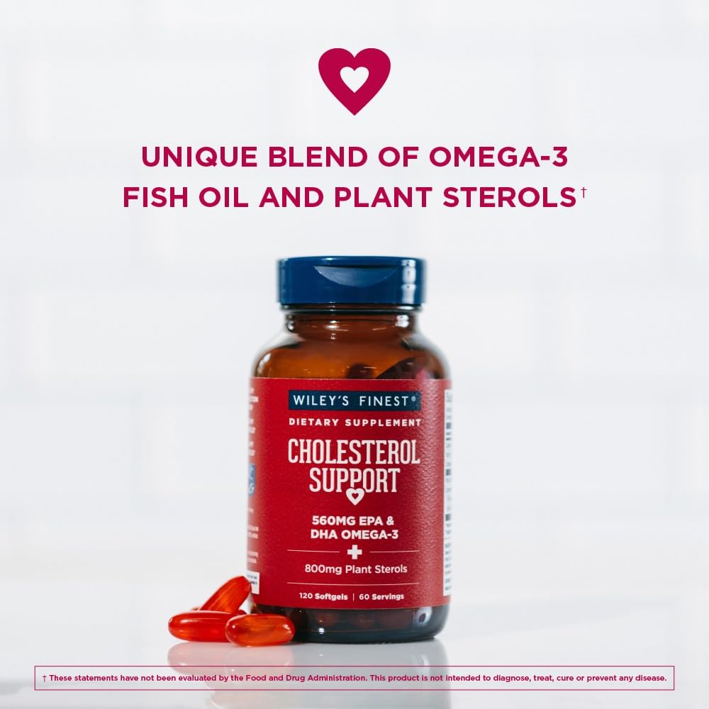 Wiley's Finest Complément Alimentaire Cholestérol gélules à l'intérieur de la boîte