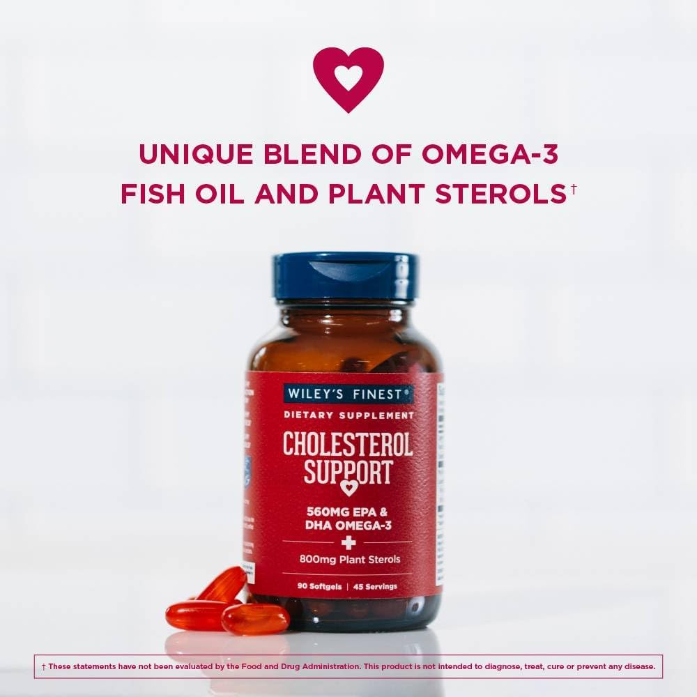 Wiley's Finest Complément Alimentaire Cholestérol sur une table