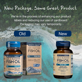 Wiley's Finest Huile de Poisson Peak EPA 30 Comprimés en situation
