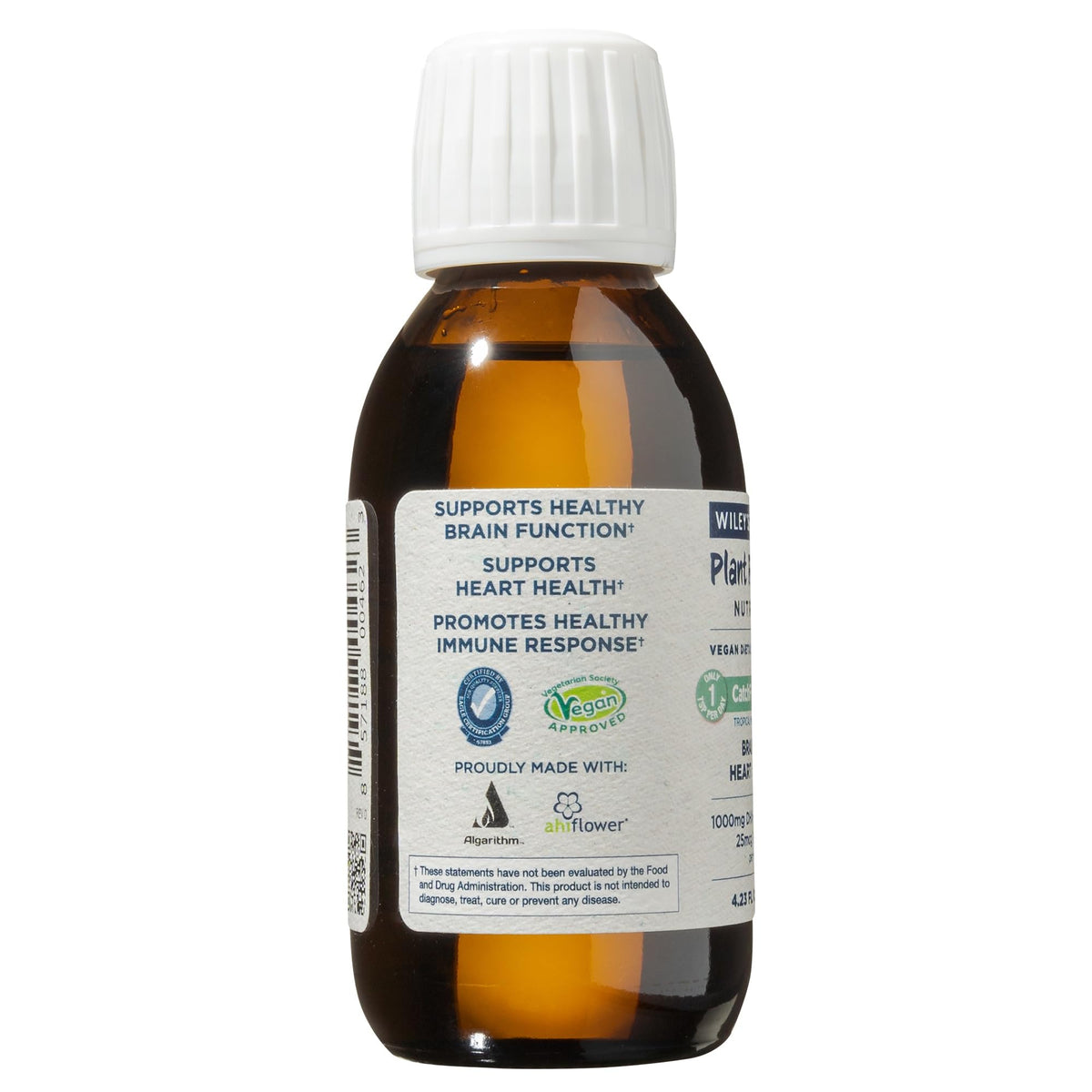 Wiley's Finest Omega 3 Végétal 231g en gros plan sur la texture liquide