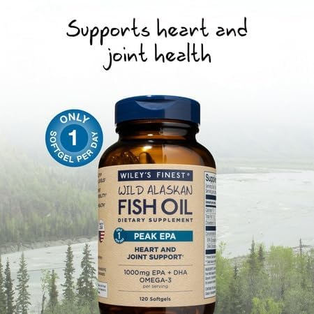 Wiley's Finest Peak EPA boîte ouverte montrant les comprimés