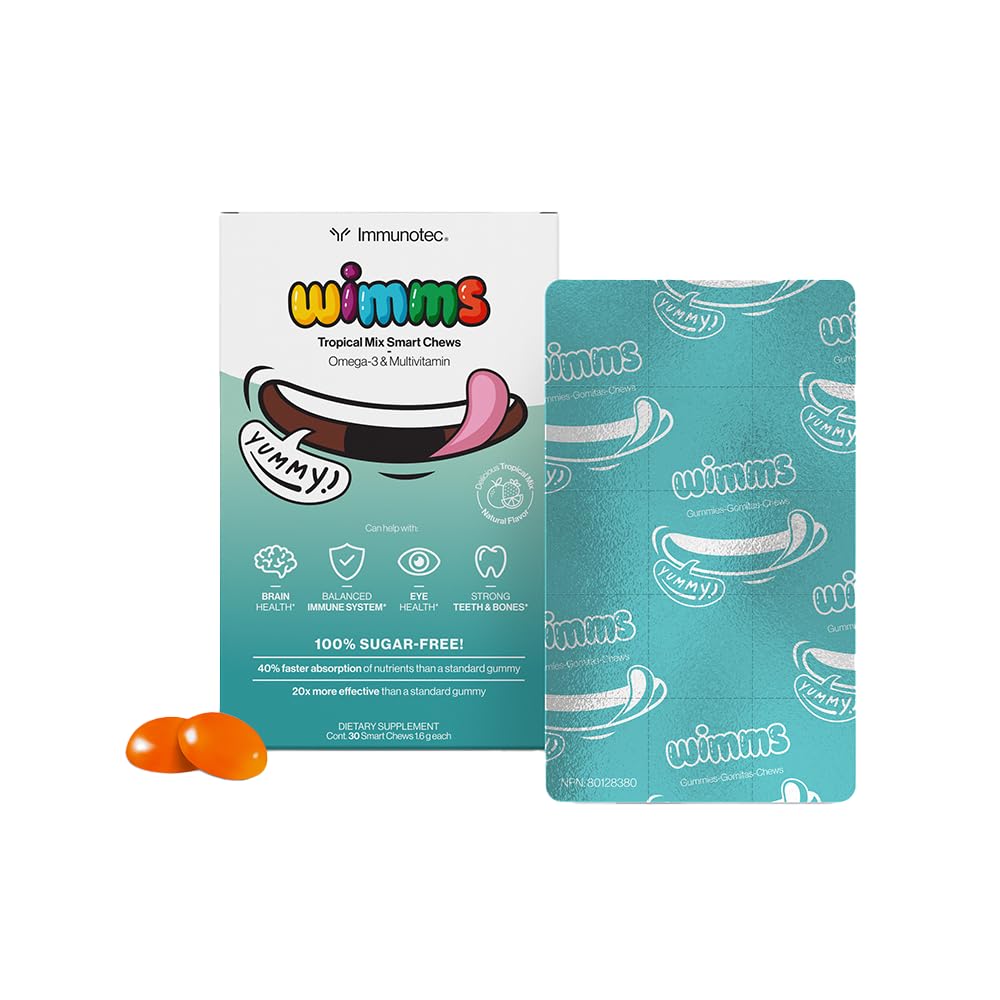 WIMMS Smart Chews Enfants 600mg DHA & EPA boîte avant