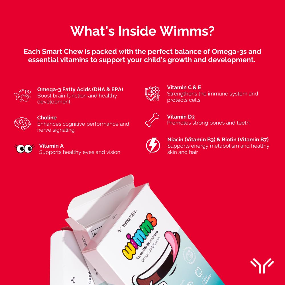 WIMMS Smart Chews Enfants format de gomme