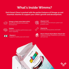 WIMMS Smart Chews Enfants format de gomme