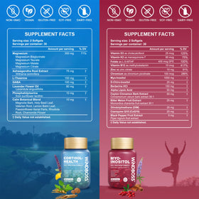 Windboss Compléments Alimentaires Myo Inositol 120 gélules avec étiquette