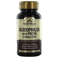 Windmill Acide Lactique avec Pectine - capsules dans l'emballage