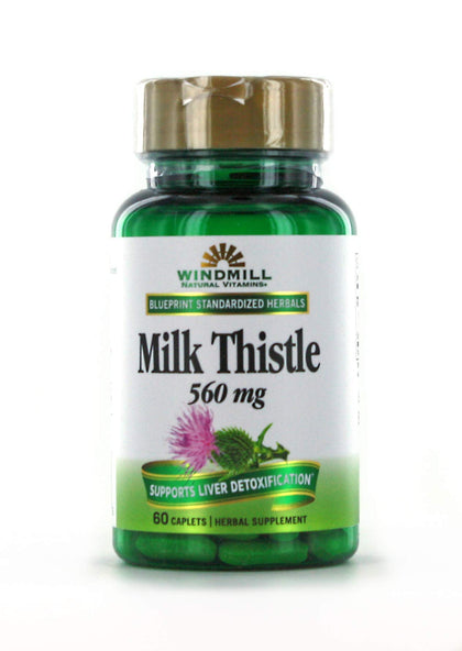 Windmill comprimés de Chardon-Marie 560 mg, boîte de 60 comprimés