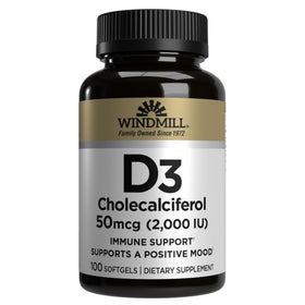 Windmill D3 Cholecalciférol 50 mg flacon avant