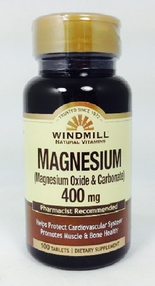 Windmill Magnésium 400 mg comprimés boîte vue de face