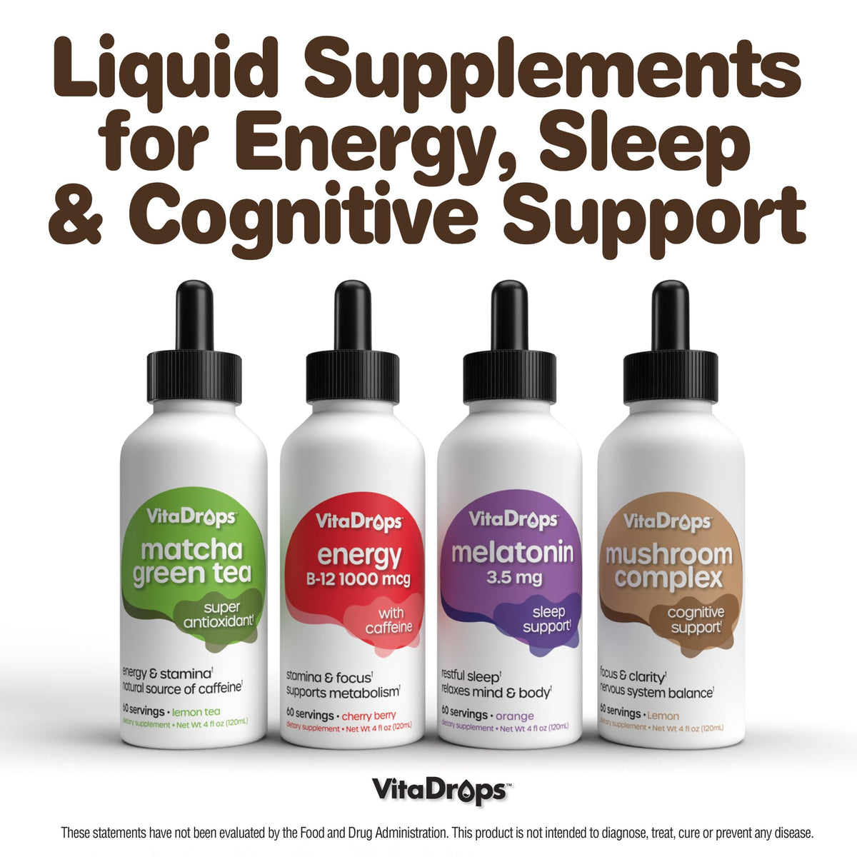 Windmill VitaDrops Complexe de Champignons 1200 mg flacon avec fruits