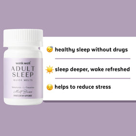 Wink Naturals Complément Alimentaire Sommeil 3 mg, dosage de 3 mg