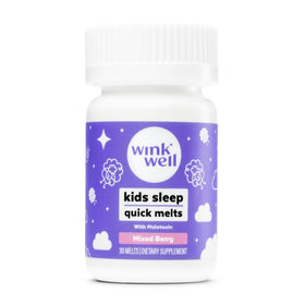 Wink Naturals Melatonin pour enfants 1mg boîte avant