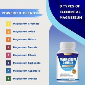 WINYEL Complément Alimentaire Magnésium 1000mg 90 Capsules - Présentation du produit