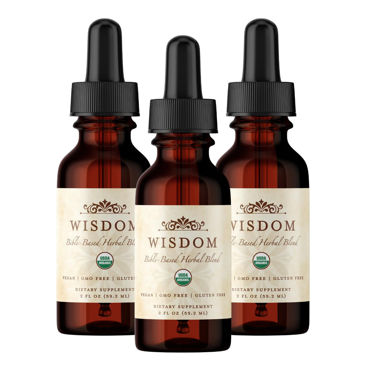 Wisdom Nutrition Complément Alimentaire Bio Curcuma 60 ml vue avant
