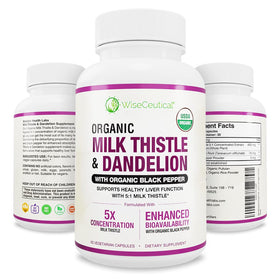 Wiseceutical chardon-marie complément alimentaire 2000mg vue avant