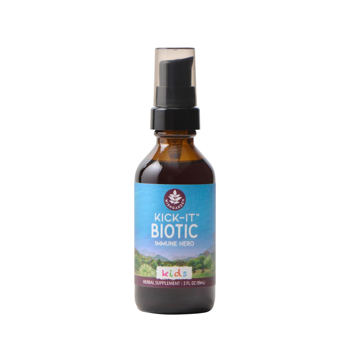 WishGarden Kick-It Biotic 60 ml - bouteille vue de face