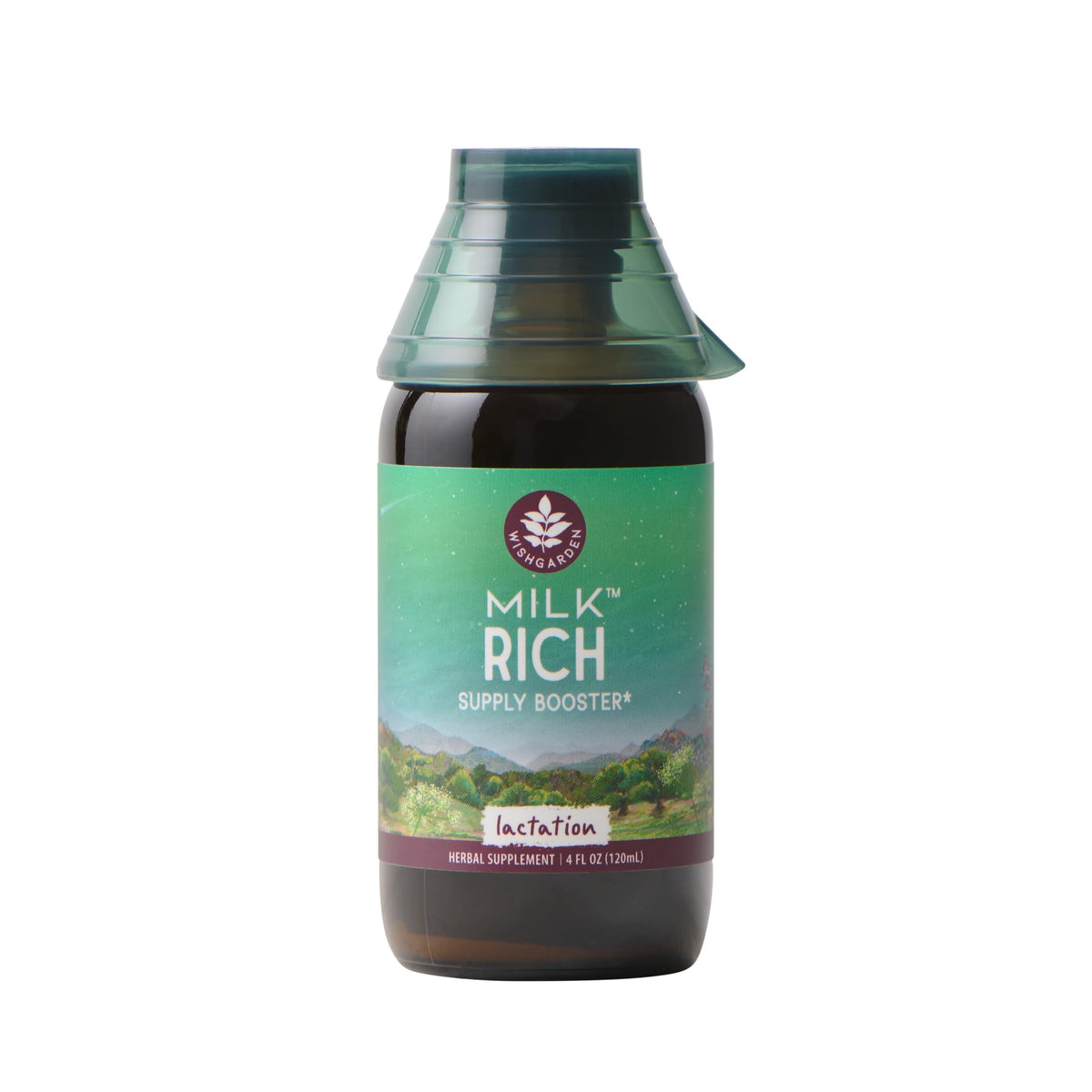 WishGarden Tisane Lactation 120 ml vue de face avec étiquette