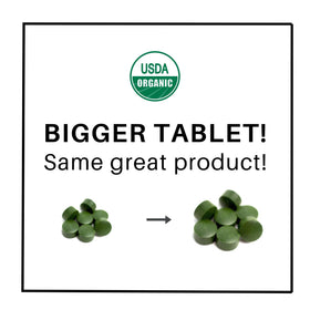 Wizelephant Tablettes de Spiruline et Chlorelle Bio - tablettes individuelles