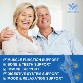 WOGORGT Calcium Citrate 1200mg étiquette et informations