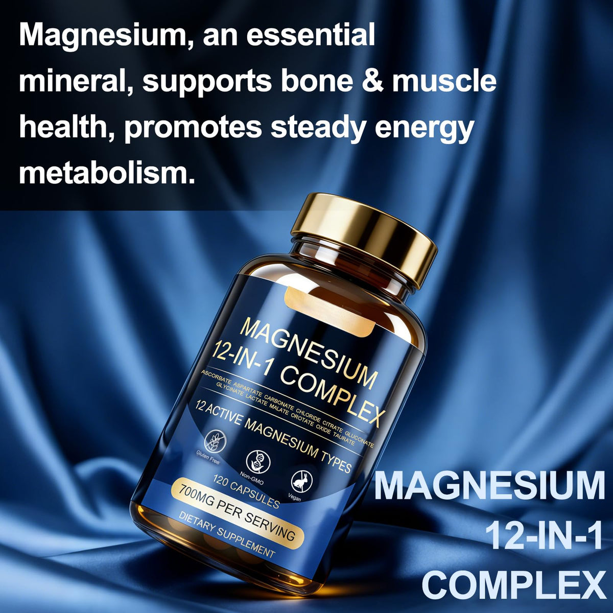 WOJJ Complexe Magnésium 12-en-1 700mg emballage