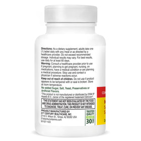 Woman holding 21st Century Estro Support Max + Energy capsules