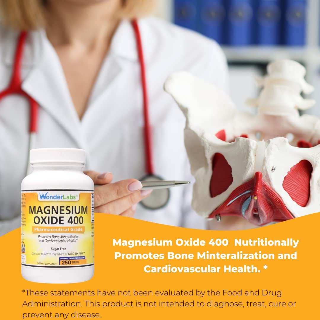 Wonder Laboratories Magnésium 400 mg dans une main