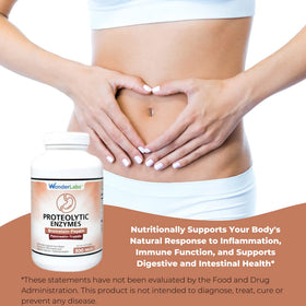 Wonder Laboratories Multi-Enzymes 300 Tablettes en gros plan