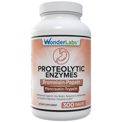 Wonder Laboratories Multi-Enzymes 300 Tablettes vue avant