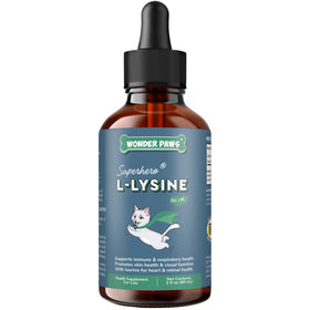 WONDER PAWS L-Lysine pour Chats 60ml vue de face avec étiquette
