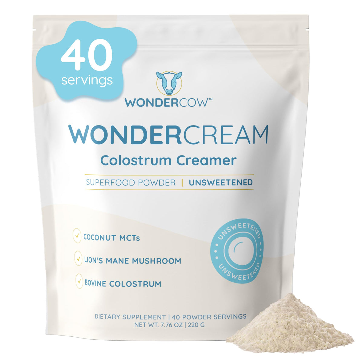 WONDERCOW Crème à café Superfood 240g vue de face