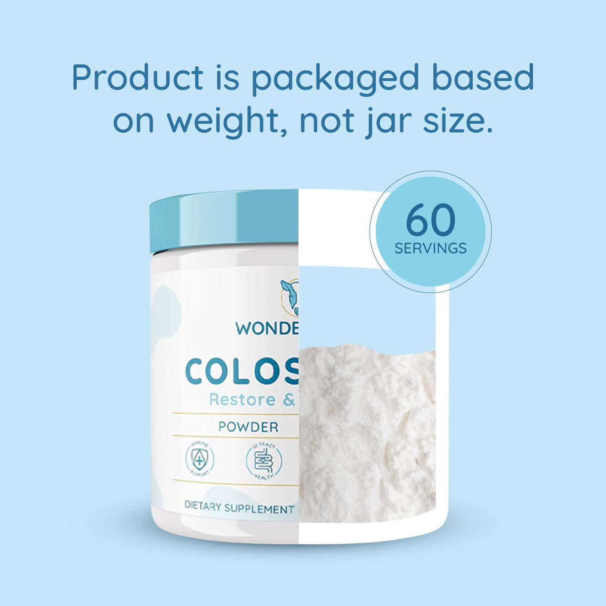 WONDERCOW Poudre de Colostrum 200g vue de dos