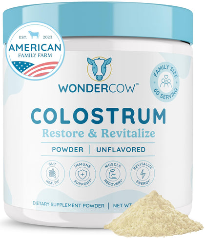 WONDERCOW Poudre de Colostrum 200g vue de face