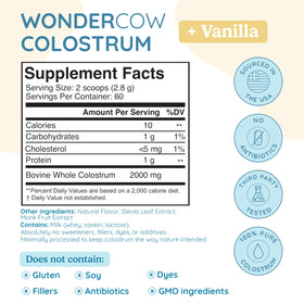 WONDERCOW Poudre de Colostrum 249g emballage