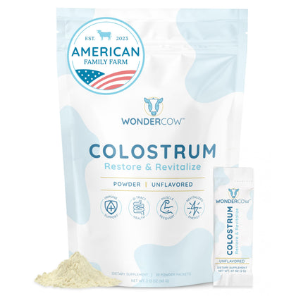 WONDERCOW Poudre de Colostrum Entier 95g - vue de face