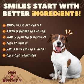 Woofley's Collagen Sticks pour Chiens affichés sur une table