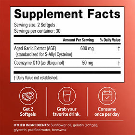 WOVOEO Extrait d'Ail Vieilli Bio 600mg gélules, boîte ouverte avec gélules
