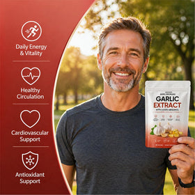 WOVOEO Extrait d'Ail Vieilli Bio 600mg gélules, vue de côté