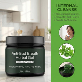WVJIGE Gel Herbal Antibactérien 2PCS, goût de menthe